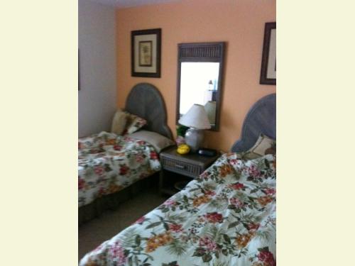 twin beds in guest room